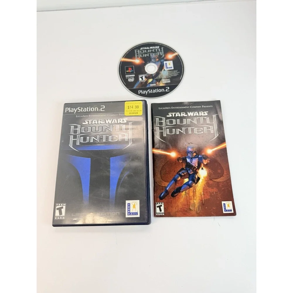 Star Wars: Bounty Hunter Limited Edition (PlayStation 2, PS2) CIB w/ Reg